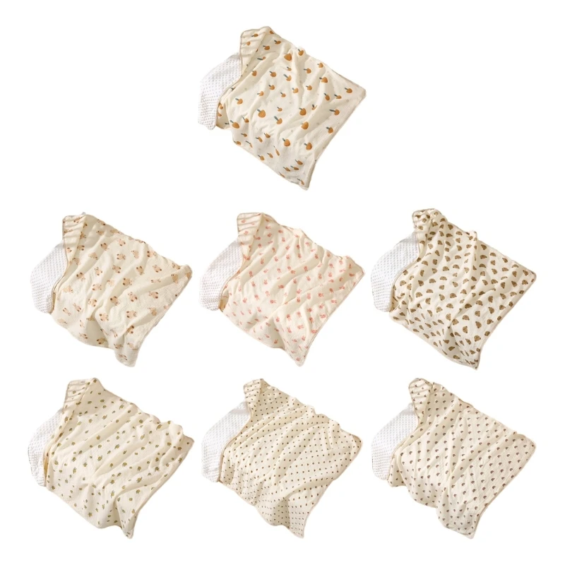 

Baby Double-side Quilts Cotton Crepe Blanket Toddler Bedding Swaddle Muslin Wrap GXMB