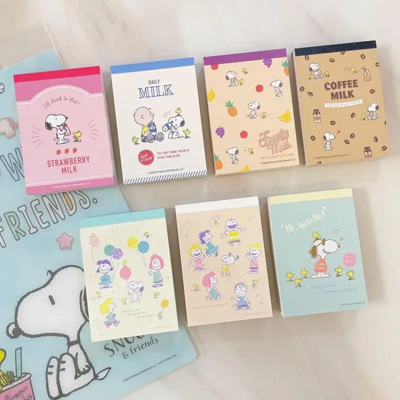 

Серия Snoopy Ограниченная серия милый мини-блокнот толстая версия цветной страницы мультфильм кавайная аниме плюшевая игрушка детский подарок на день рождения