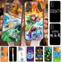 pokemon 1 generation phone case hull for samsung galaxy a70 a50 a51 a71 a52 a40 a30 a31 a90 a20e 5g a20s black shell art cell co