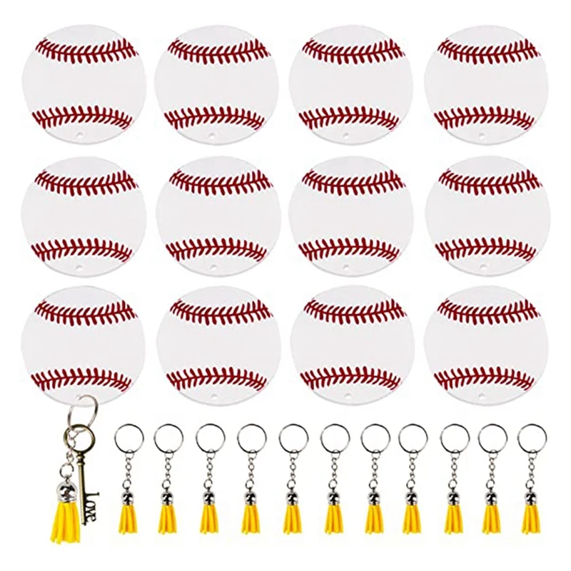 

48 шт., набор мягких акриловых заготовок для брелоков