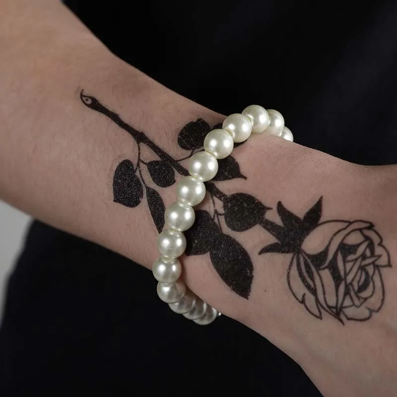 

Classics Imitate Pearl Beaded Bracelet For Men Women Charming Stainless Steel Jewelry Accessories Birthday Gift
