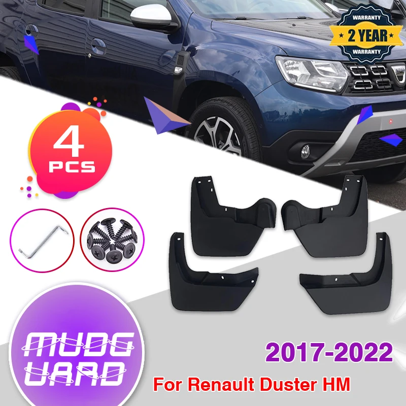 Автомобильные Брызговики для Dacia Renault Duster HM 2017 ~ 2022 брызговики передние и задние от