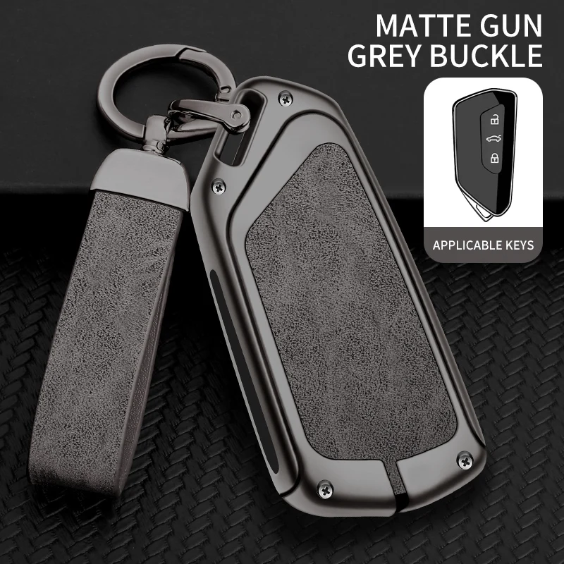 

Чехол Для Автомобильного Ключа Из Сплава Для VW Volkswagen Golf 8 MK8 ID.3 ID.4 Cupra Skoda Octavia A8 SEAT Leon MK4 2020 202...