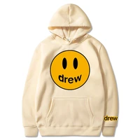 Drew House Justin Bieber Sweatshirt Hoodie Men women Autumn Winter Warm Fleece Sweatshirts Design Funny Hoodies Jumper Hoodie