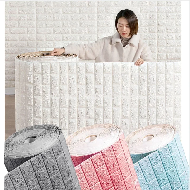 

Children Room Continuous Wall Sticker 3D Waterproof Self Adhesive Wall Sticker Living Room Bedroom Home Decoration 2023