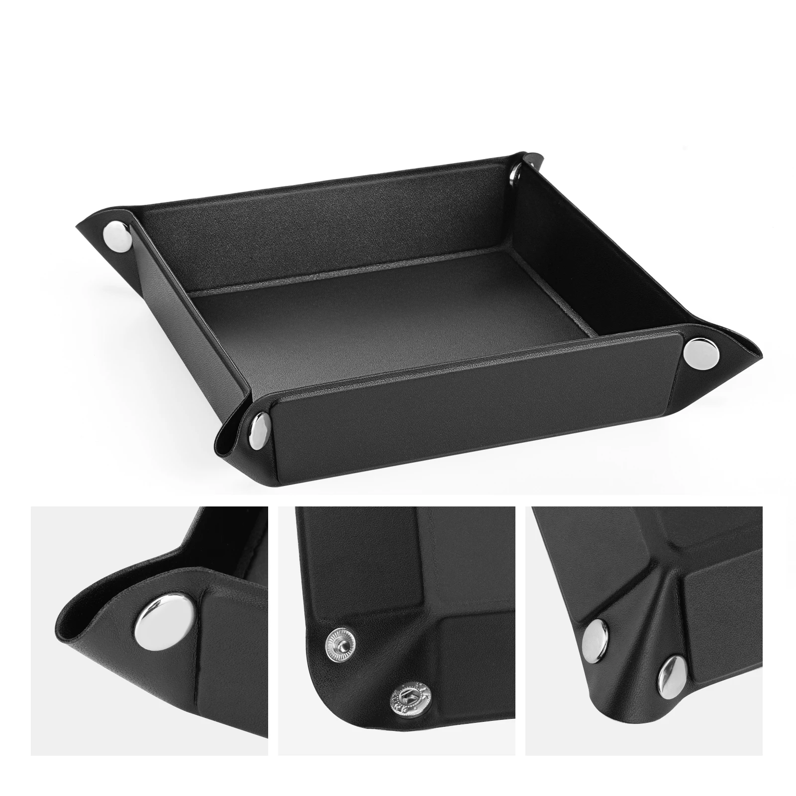 Luxspire Valet лоток из искусственной кожи для мужчин и женщин ювелирные изделия ключей