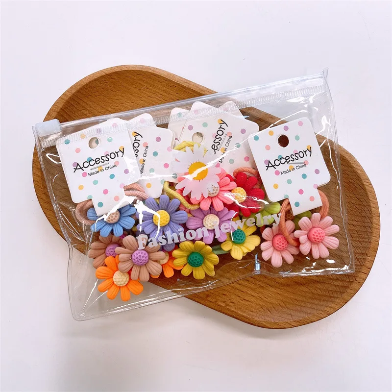 

10 шт./комплект, Детские резинки для волос, на весну и лето