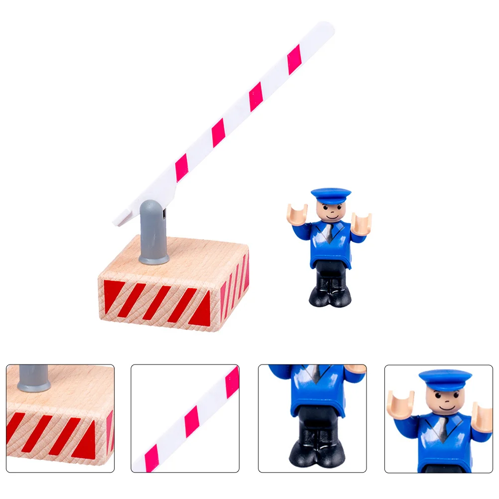

Wood Roadblock Toy Roadblock Toy Childrens Toys Traffic Barricade Model Beech Roadblock Toy Scene Toy