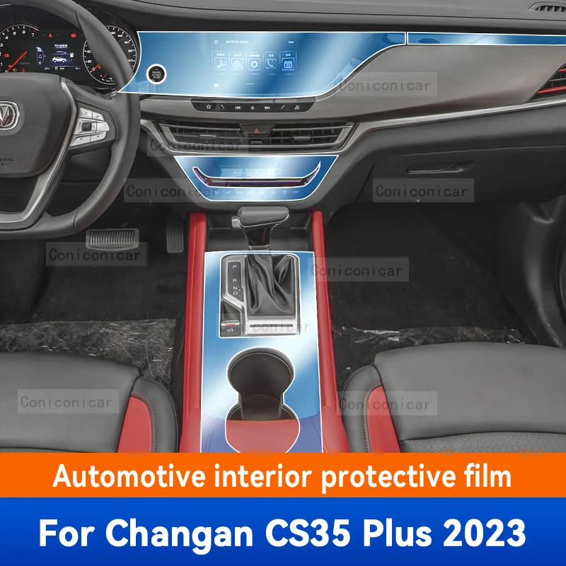 

For CHANGAN CS35 Plus 2023 Car Interior Center Console Screen Protective Film Anti-scratch Repair film Sticker Accessories