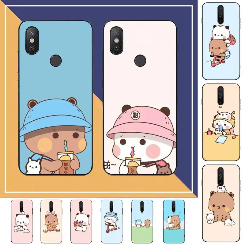

Bubududu Panda Phone Case for Redmi Note 8 7 9 4 6 pro max T X 5A 3 10 lite pro