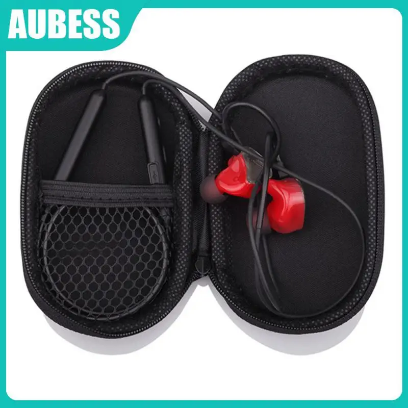 

Eva Storage Shell Box Oxford Cloth Anti-shock Compressive Headset Package Shockproof Pu Zipper Headphones Accessories Portable