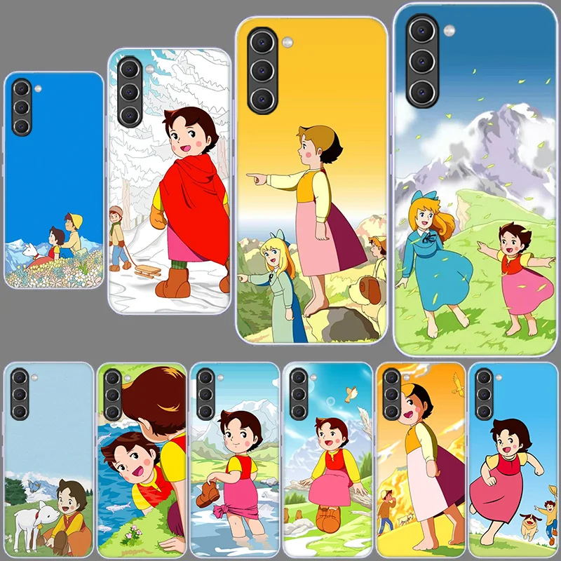 Heidi Cartoon Phone Case for Samsung A54 A14 A24 A34 5G Galaxy A02S A03S A04S A12 A22 A32 A52 A72 A13 A23 A33 A53 A73 A42 Cover