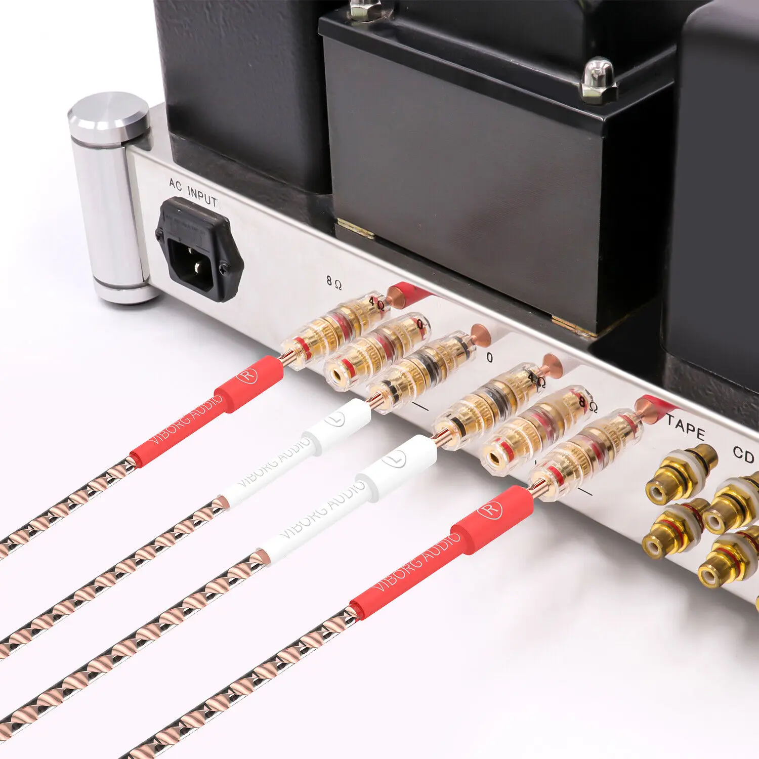 Пара вибрачных VS903 плоский акустический кабель HIFI с разъемом типа банан из чистой