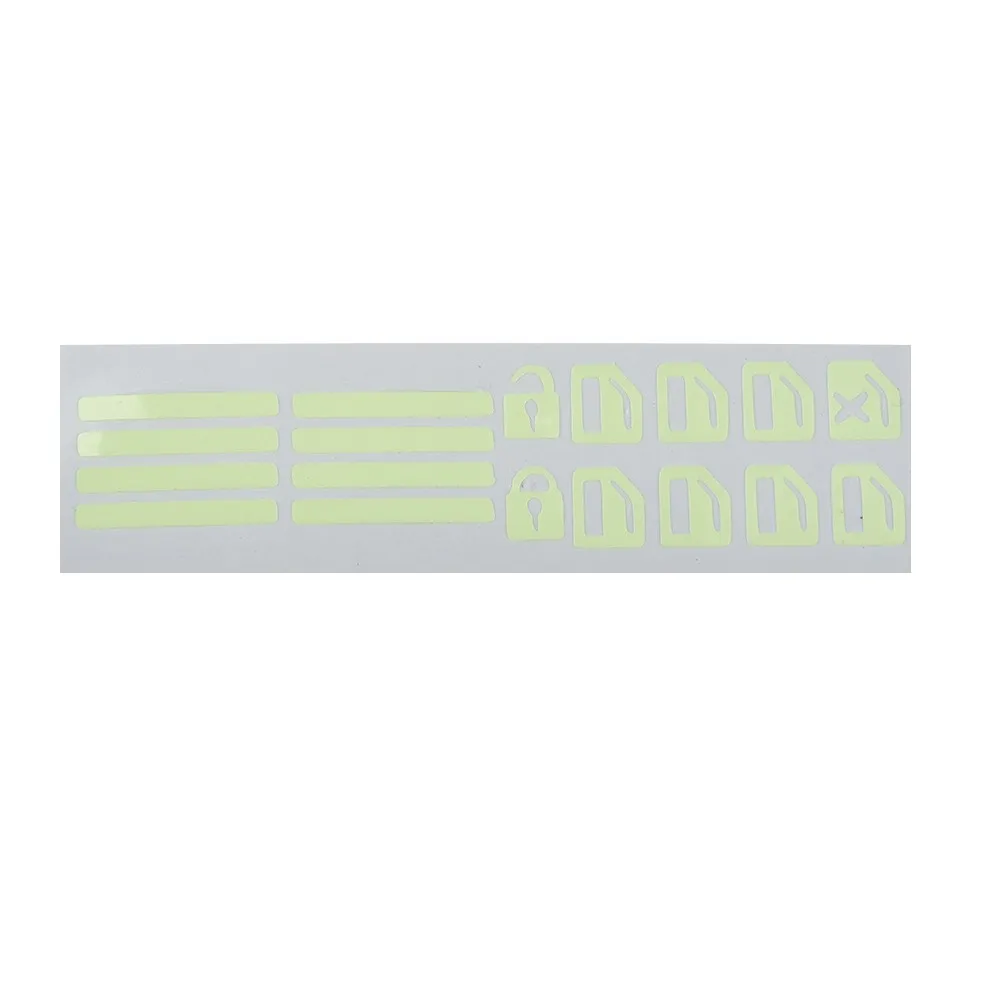 

Car Button Knob Switch Sticker Window Lift Switch Button Fluorescent Reflective Stickers Car Accessories Interior Button Sticker