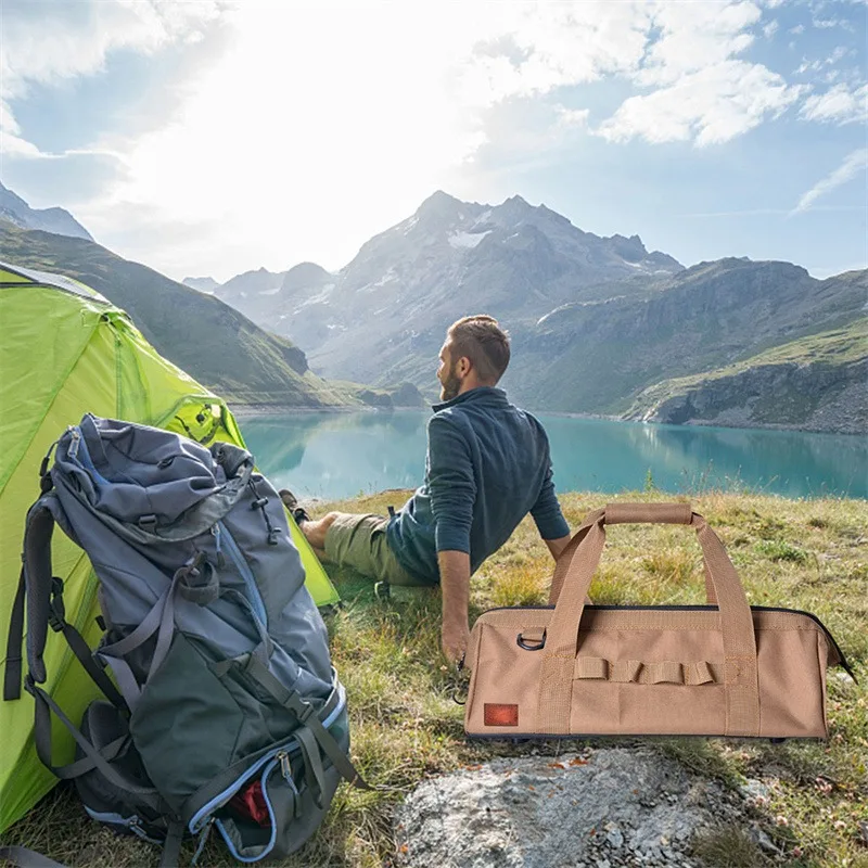 

Сумка для хранения инструментов, многофункциональная сумка для переноски, сумка для инструментов для кемпинга, аксессуары, коробка для вся...