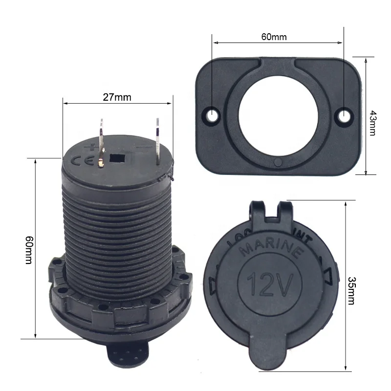 Автоматическая розетка 12 в 20 А для замены розетки