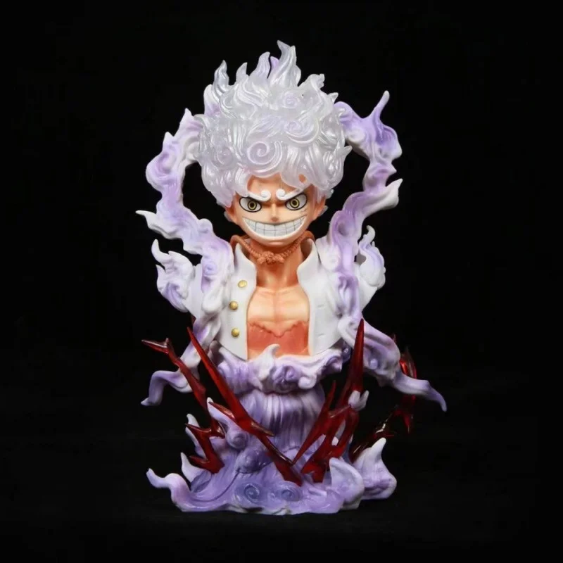 

18cm Anime One Piece Figure Sun God Nika Gear 5 Luffy Action Figurine Monkey D Luffy Bust Statue PVC Collectible Model Doll Toys