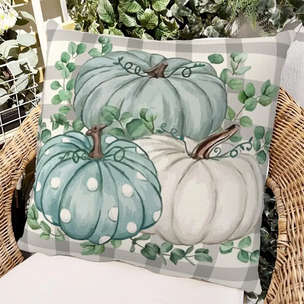 

Vintage Fall Themed Party Collection Hidden Zipper Closure Pillowcase Elegant Coordinated Fall Pillow Covers Hidden for Autumn