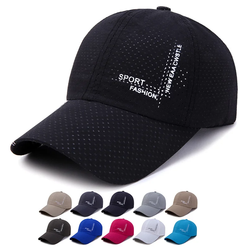 

Модная бейсболка с принтом, шапка с бретельками, быстросохнущая шапка, сетчатая шапка унисекс, дышащая Спортивная Кепка, Классическая Шапка...