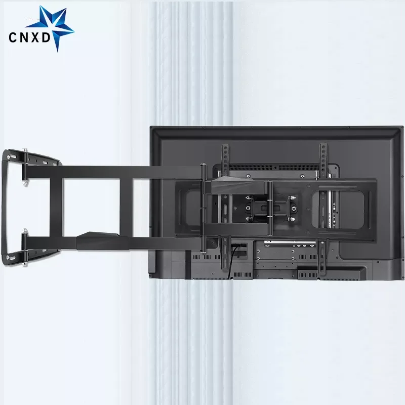 

TV Wall Mount Bracket for 32-80Inch TV Full Motion TV Frame Swivel Articulating 4 Long Arms Max VESA 600x400mm 80kg Loading