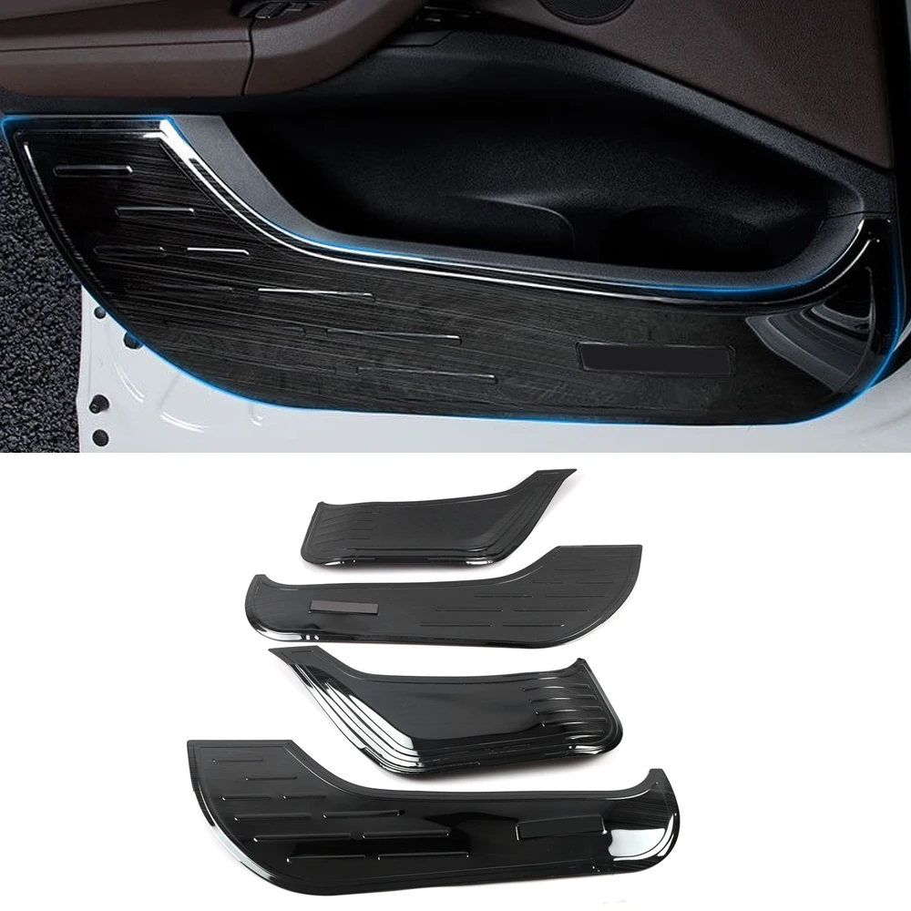 

For BMW X3 G01 X4 G02 2018-2023 Car Accessory Stainless Inner Door Anti-kick Pad Cover Trim Frame Interior Decoration Molding