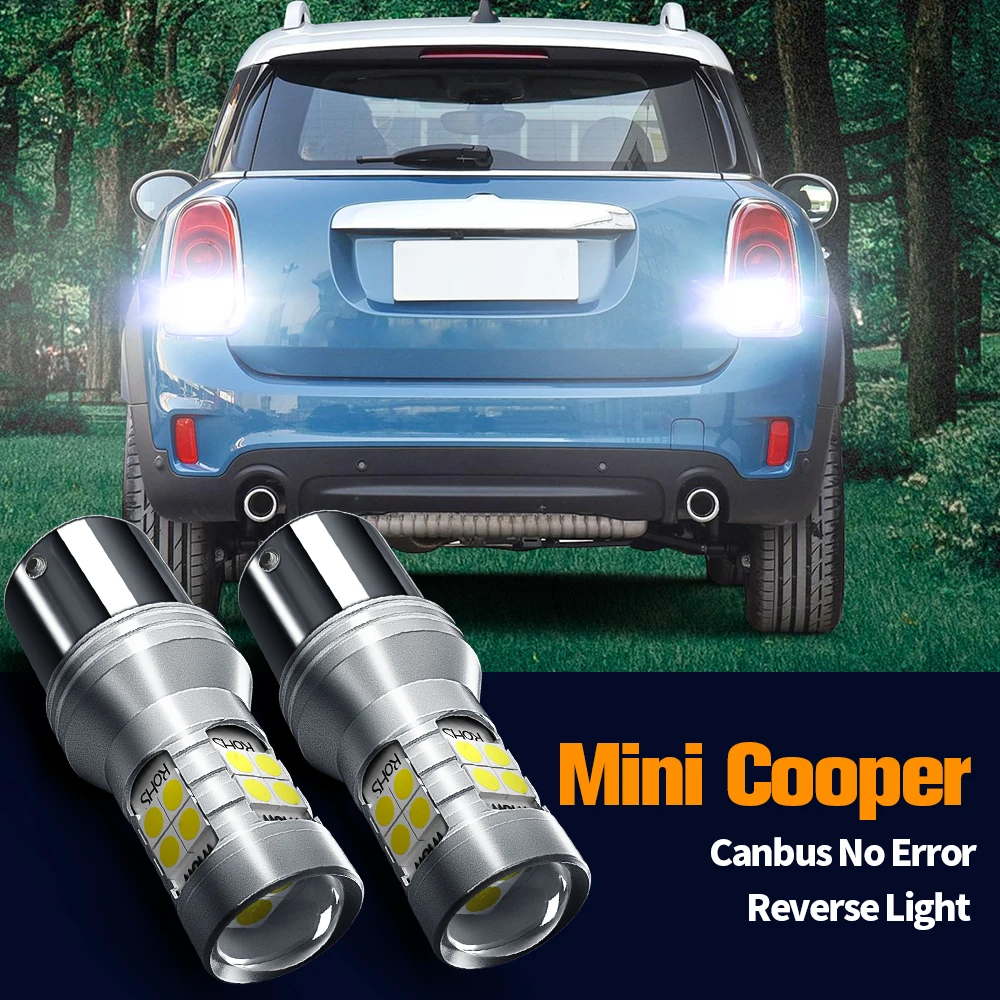 

2pcs LED Reverse Light P21W BA15S For Mini Cooper R50 R53 F55 F56 R56 Clubman F54 R55 Convertible F57 R57 Countryman F60 R60 R61