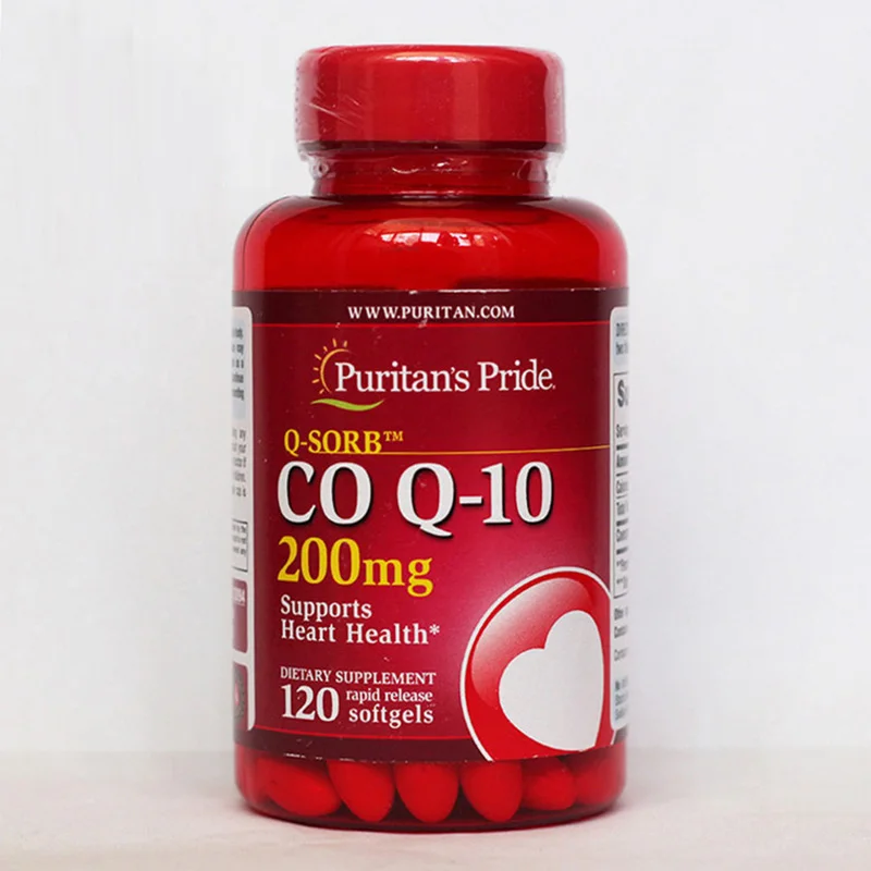 

Free Shipping CO Q-10 200 mg supports heart health 120 softgels