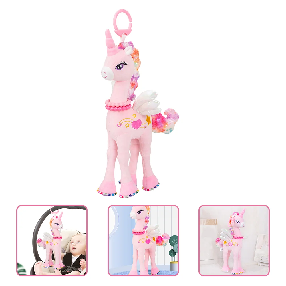 

Stroller Cartoon Adorable Baby Stroller Hanging Car Seat Baby Rattle Baby Plush Stroller Plush