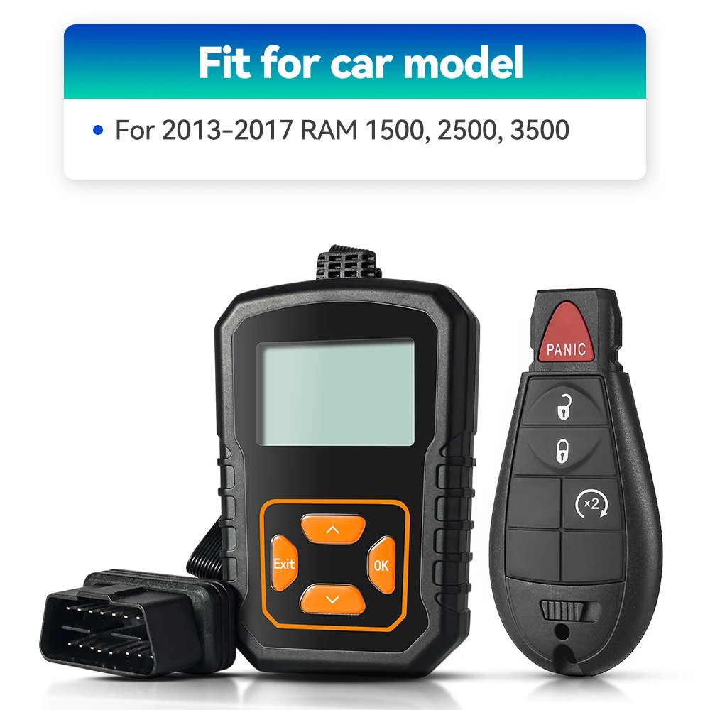 Фото KEYYOU 433 МГц OBD программатор ключей без ключа дистанционного управления ID46/7961 чип для Dodge RAM 1500 2500 3500 2013 2014 2015 2016 2017 №5