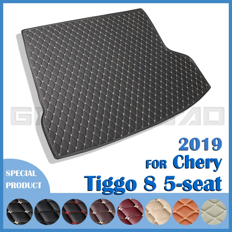 

Коврик для багажника автомобиля для Chery Tiggo 8 5-Seat 2019, пользовательские автомобильные аксессуары, украшение интерьера автомобиля
