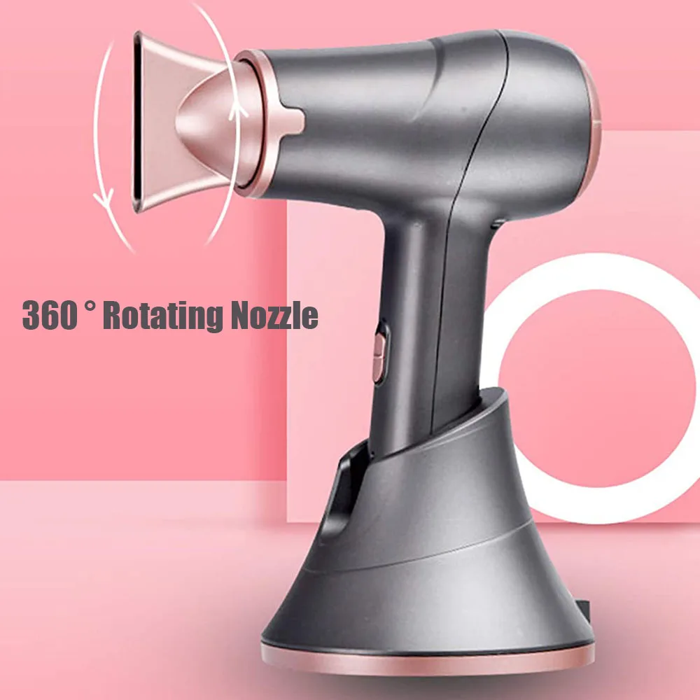 Cordless Hair Dryers Rechargeable Portable Travel Hairdryer Wireless Blowers Salon Styling Tool 5000mAh 300W Hot and Cool Air enlarge