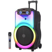1200W Super Large 12 Inch Peak Power Outdoor Bluetooth Speaker 40W High Power Karaoke Party with Microphone Remote Control Audio