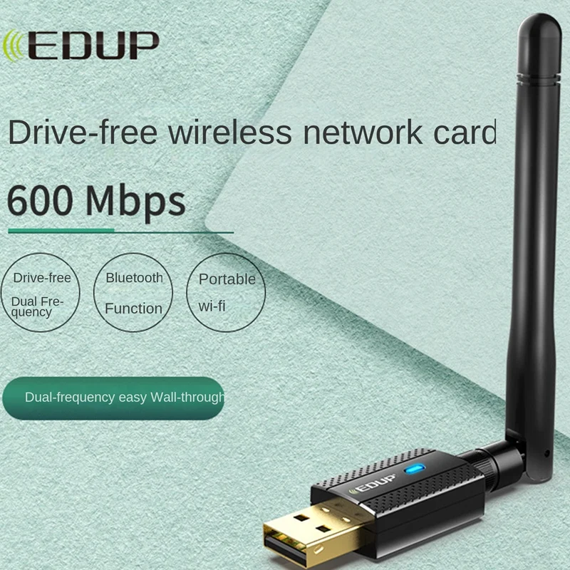 Wi-Fi Bluetooth-адаптер EDUP 600 Мбит/с два диапазона |