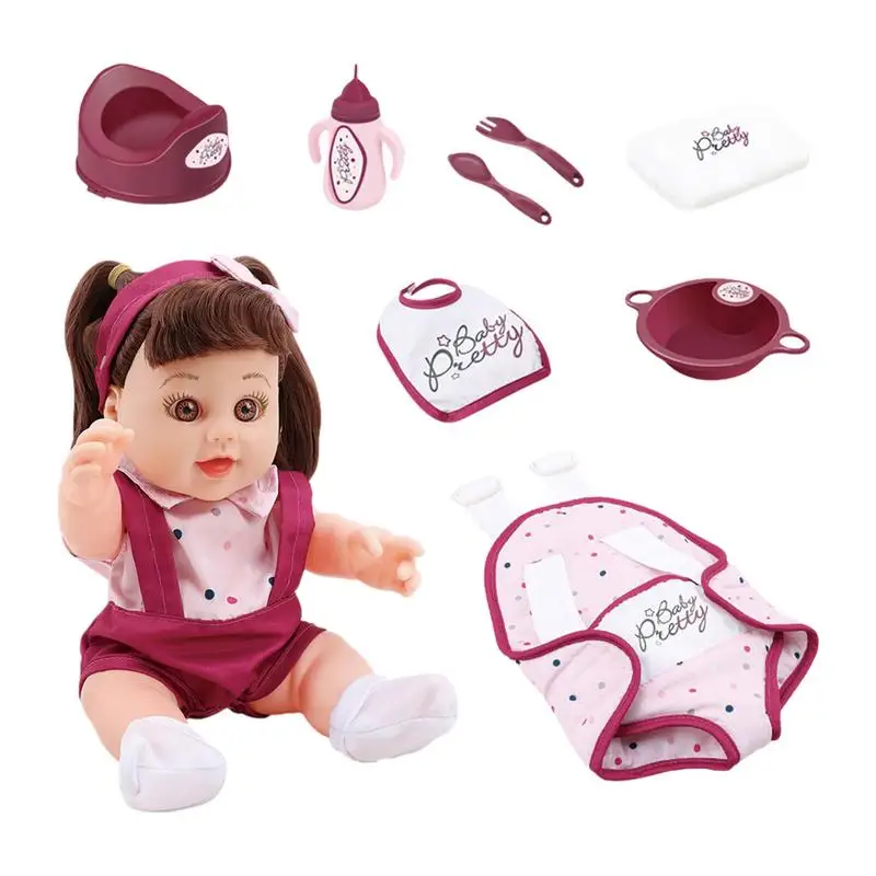 

Искусственная кукла, кукла для девочек с искусственным виниловым куклом для девочек, реалистичные куклы для младенцев