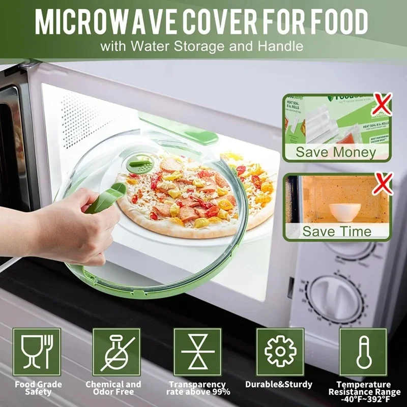 Мгновенная защита от брызг для микроволновой печи прозрачная крышка еды с