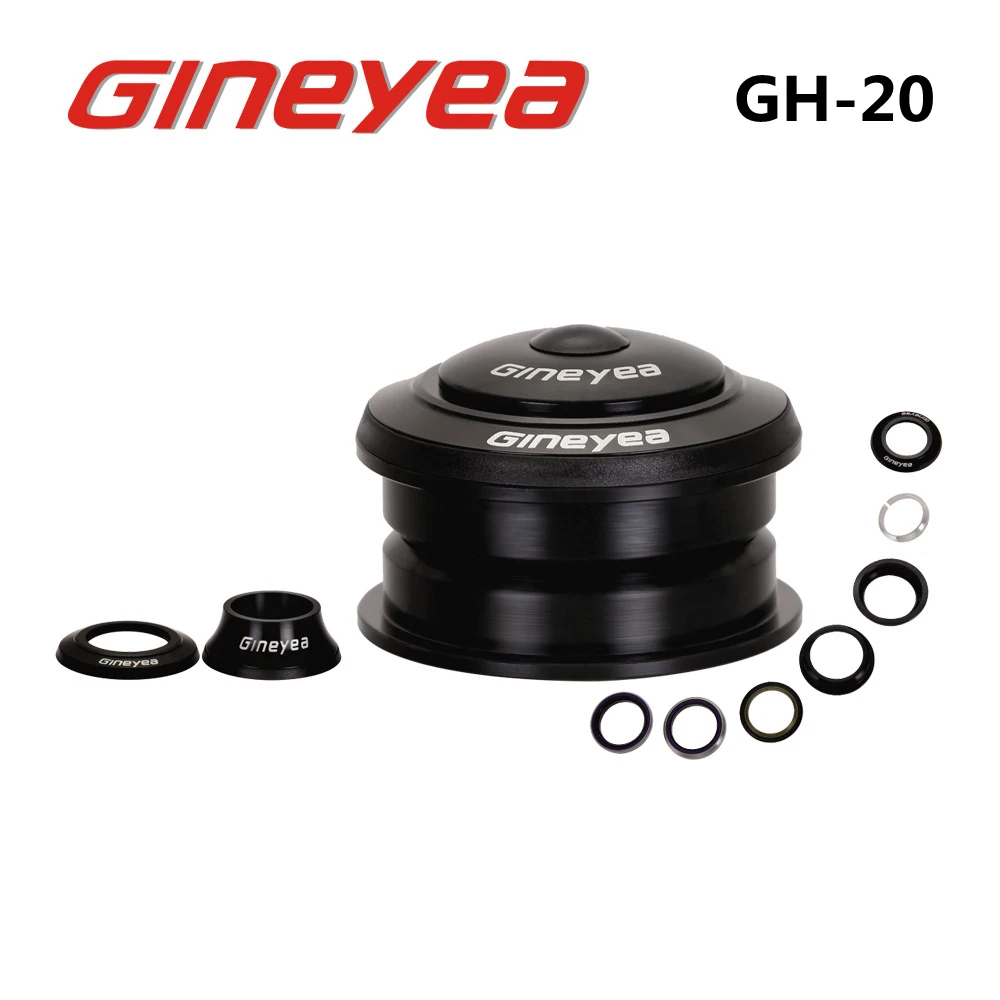 

GINEYEA Mountain Bike Front Fork Headset Iamok Double Bearing Headsets 44/56/49.7/50.6mm Bicycle Parts