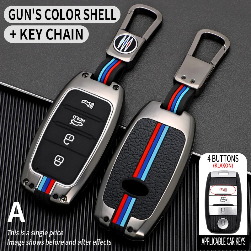 Car key case for kia sportage 4 seltos sorento optima niro k2 k5 covers