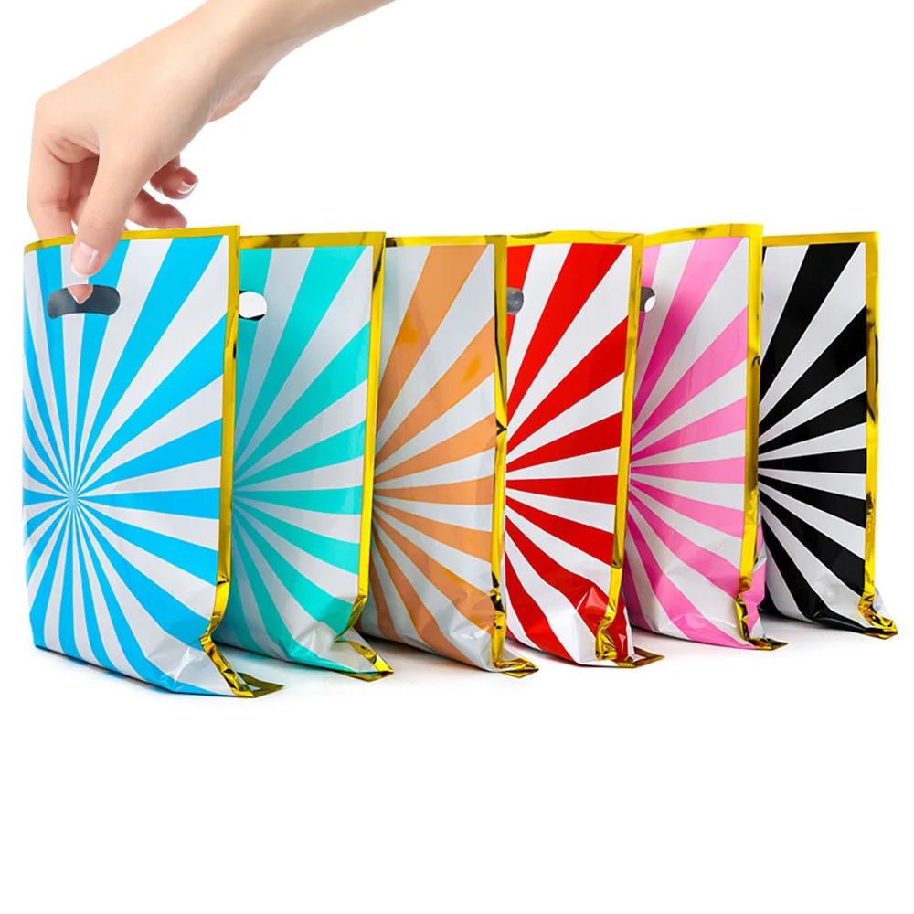 10 шт./лот тема радиальной полосы детские сувениры день рождения конфеты-сюрприз