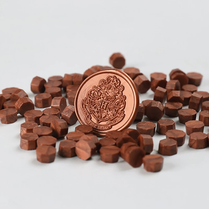 

100Pcs Gold bronze Sealing Wax Seal Beads Beans Stamp for DIY Craft Wedding Party Invitation Wax seal Ancient Sealing Wax