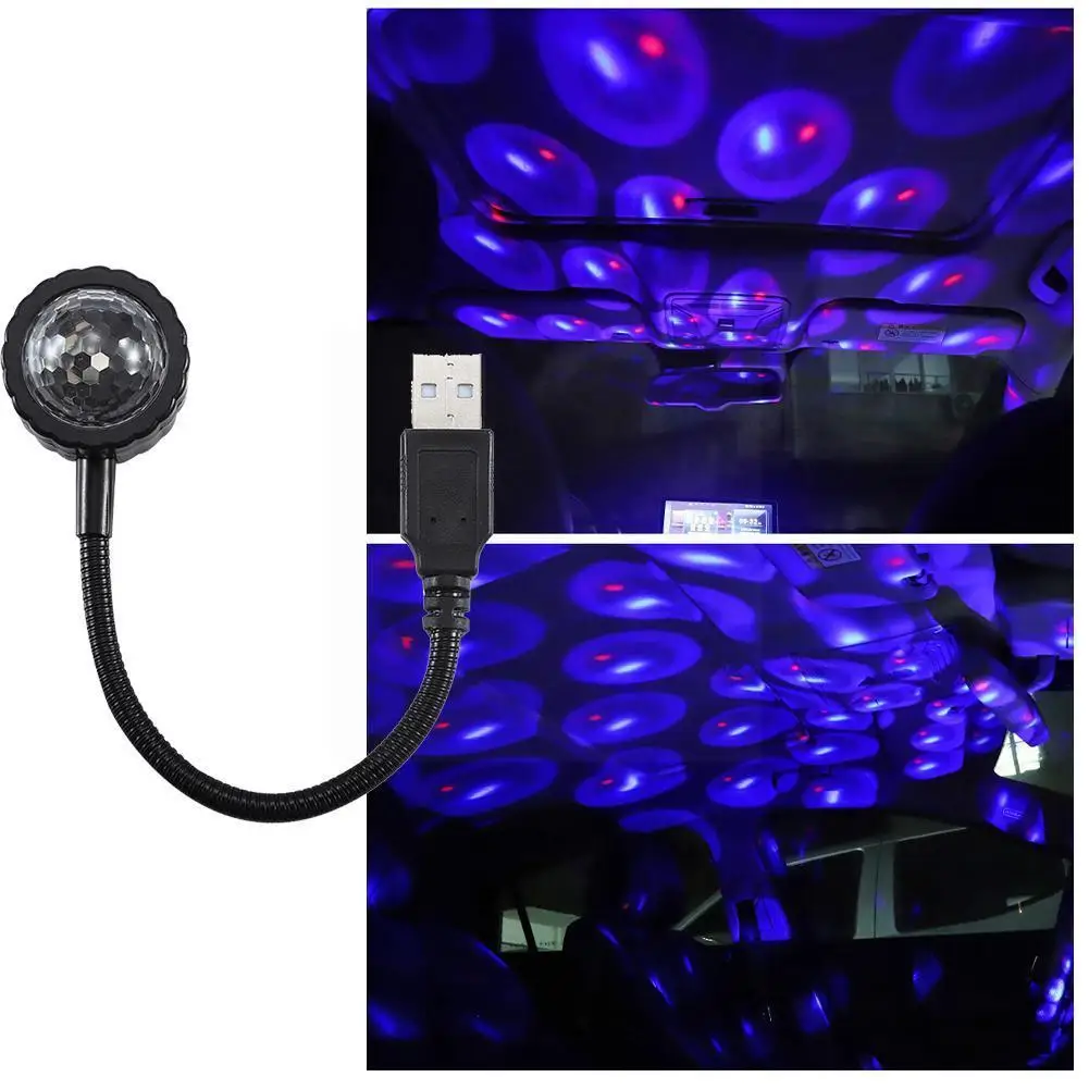 

Car LED Atmosphere Lamp Voice Control Atmosphere Light Car Starry USB Aluminum Car Lights Decora Light Ambient Alloy P8C5