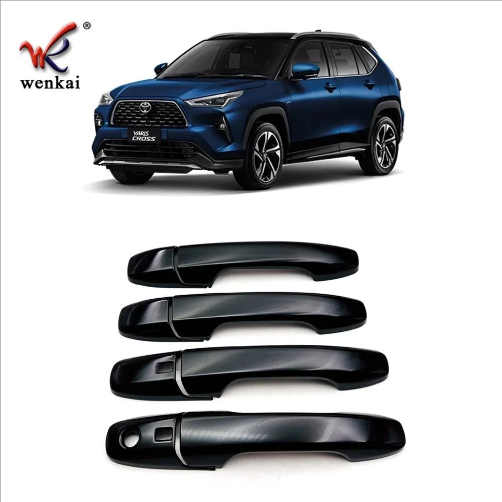 Фото Для Toyota Yaris Cross 2023 крышка дверной ручки наклейка хромированные аксессуары 8 шт. №1