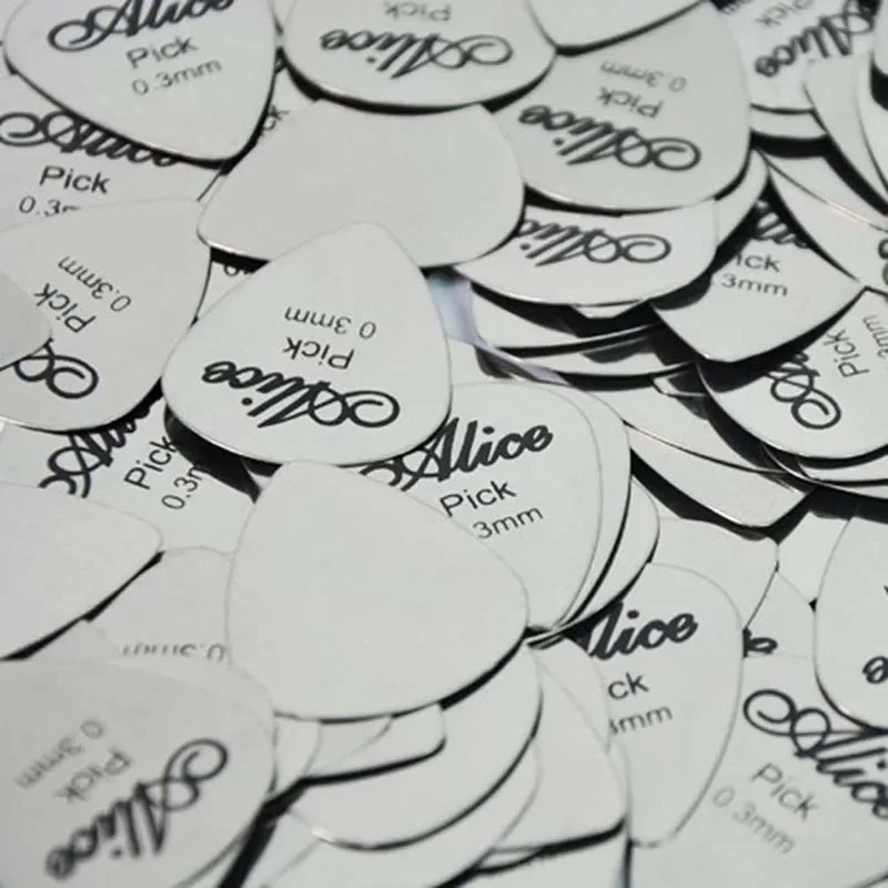 1 шт. металлическая акустическая электрогитара Alice 0 3 мм бас-медиатор прочный