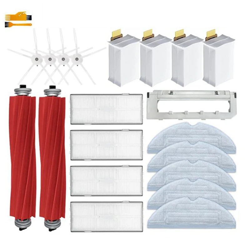 

Main Side Brush Mop Rag Hepa Filter Dust Bag Brush Cover For Roborock S7 T7S T7S Plus Robotic Vacuum Cleaner Spare Parts