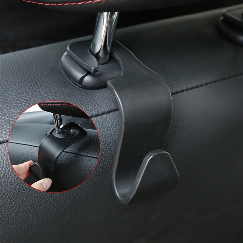 

Universal Car Seat Back Hook Car Accessories Interior Portable Hanger Holder Storage for Car Bag Purse Cloth Decoration Dropship