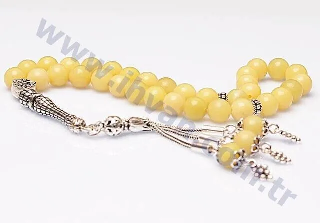 IQRAH Peridot Stone Rosary (925 STERLING SILVER)