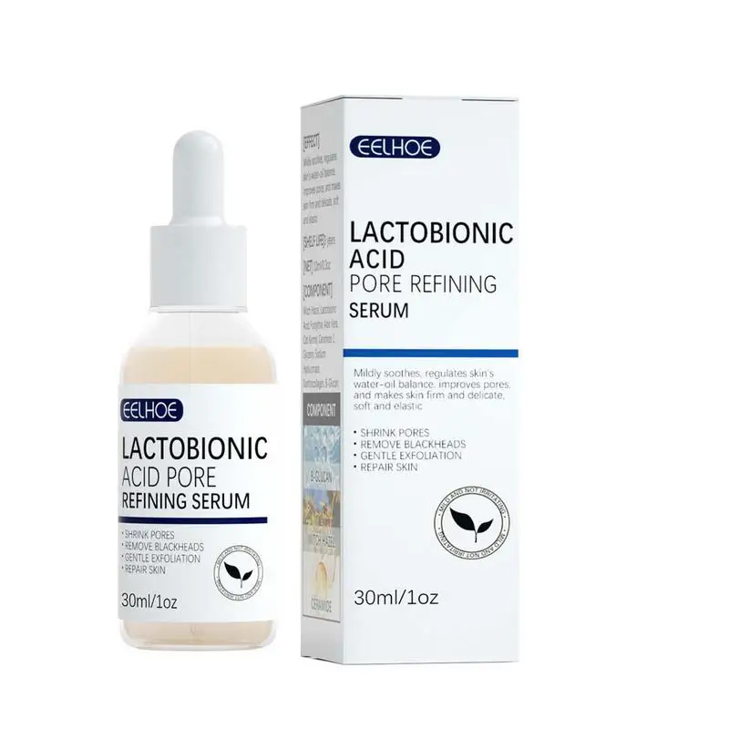 

Lactobionic Acid Shrink Pores Serum Essence Hyaluronic Acid Firming Pore Shrinking Essence Nourish Face Serum Essence Skin Care