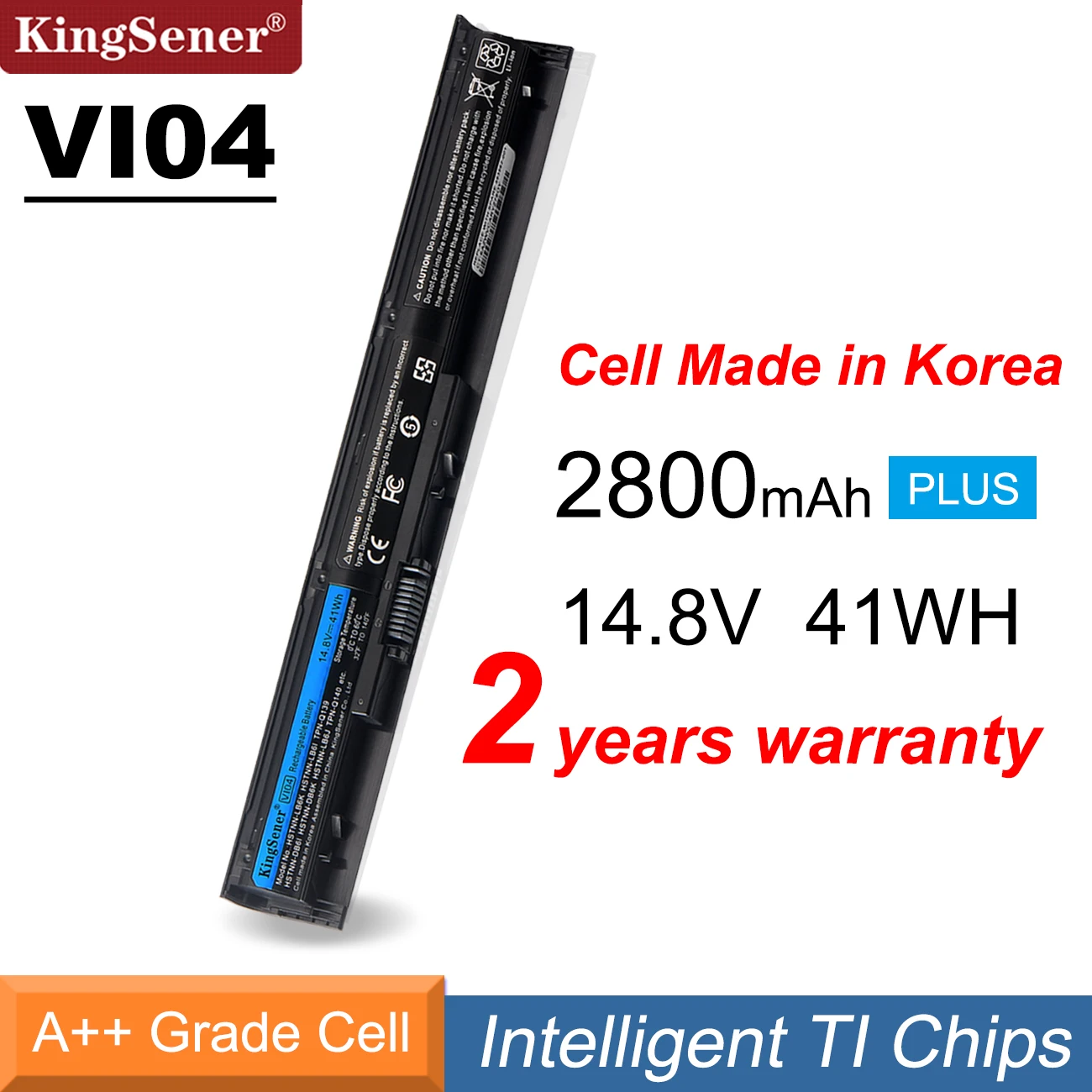 Kingsener-bateria do Portátil para hp Probook 14.8v 2800mah Vi04 Vio4 440 g2 450 g2 445 g2 455 Série g2 756743001 756745 001 41wh