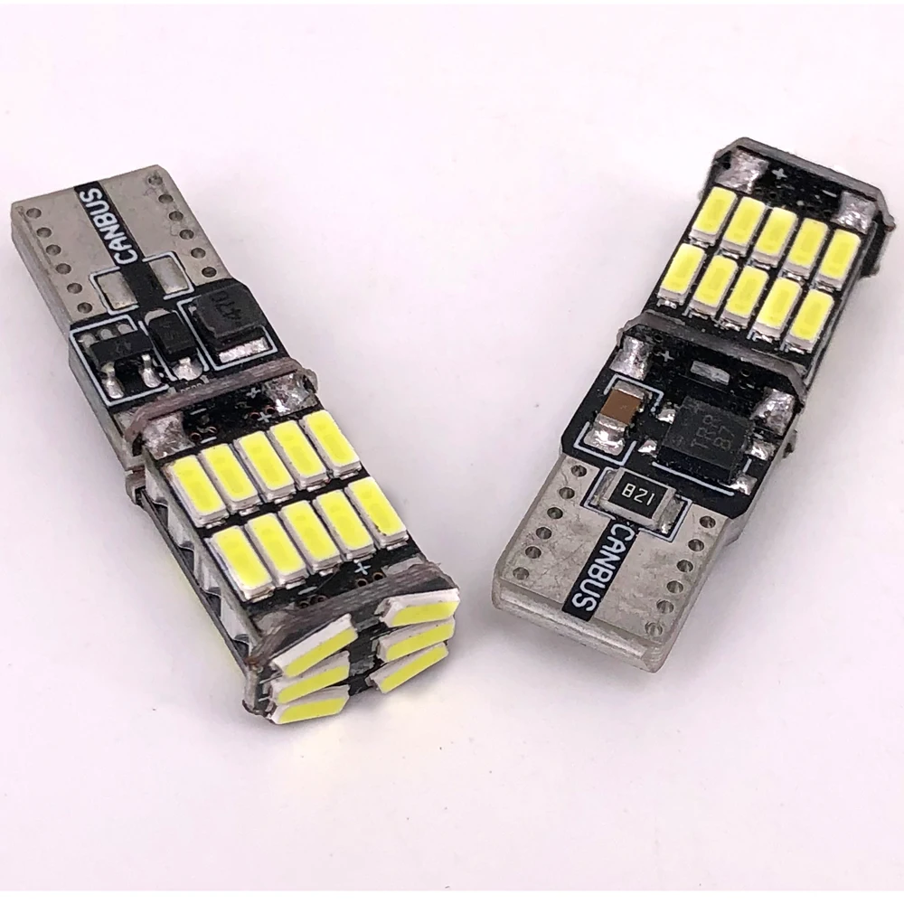 50 шт. Акция 10 W5W Canbus автомобильный внутренний светильник 194 501 Led 26 4014 детской лампы