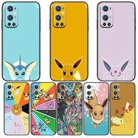 eevee pokemon cute for oneplus nord n100 n10 5g 9 8 pro 7 7pro case phone cover for oneplus 7 pro 17t 6t 5t 3t case