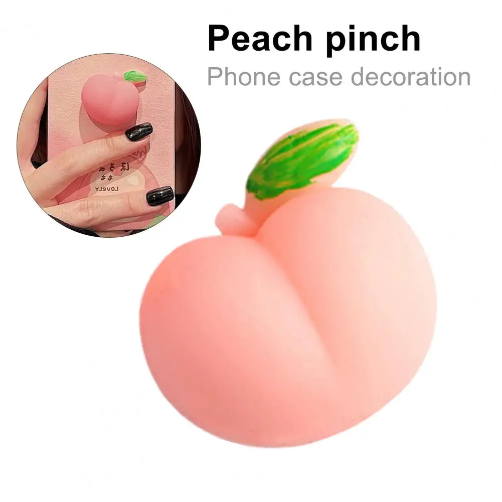 

3D персиковая игрушка TPR резиновая декомпрессионная персиковая Мягкая тонкая декомпрессионная персиковая игрушка для девушек